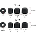 Miniatyrbild 2 av 10: Erstatningsørespisser T100 T200 T300 T400 GRÅ T100 S1 PAR 1 PAR grey T100 S1 Pair-1 Pair