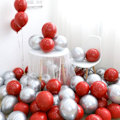 Miniatyrbild 7 av 10: 10/20 stk 10" Latex Ballong Oppblåsbare Leker Tykk Krom RØD red 10pcs