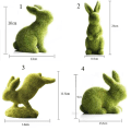 Miniatyrbild 2 av 10: Simulaatio Rabbit Ornament Rabbit Figuurit 3 3 3