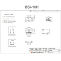 Miniatyrbild 4 av 9: 5 STK Slide Switch Vippebryter BSI-10 BSI-10 BSI-10