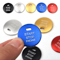 Miniatyrbild 4 av 10: 2 Stk Lgnition Knap Dæksel Start Stop Kontakt Udskiftning SORT black