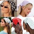 Miniatyrbild 3 av 10: Blomstertrykk Bandanas Hårskjerf C-05 C-05