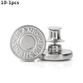 Miniatyrbild 1 av 10: 1/4 stk Justerbare knapper Metallnagleknapper 10-1 STK 10-1pcs