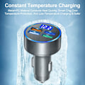 Miniatyrbild 8 av 10: Biloplader LED Digital Display 4USB 4USB 4USB