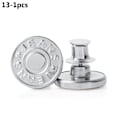 Miniatyrbild 1 av 10: 1/4 stk Justerbare knapper Metallnagleknapper 13-1STK 13-1pcs