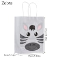 Miniatyrbild 1 av 10: 6 stk Gavepose Slikpakke 15X8X21CMZEBRA ZEBRA 15x8x21cmZebra