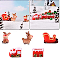 Miniatyrbild 9 av 10: Julepryd Hjortefigurer VOGN carriage