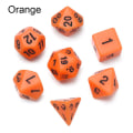 Miniatyrbild 1 av 10: 7st/ Set Tärningsset Set ORANGE orange