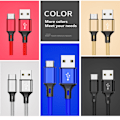 Miniatyrbild 2 av 10: USB Type C Kabel Hurtiglader SØLV 1M silver 1M