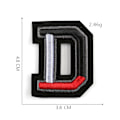 Miniatyrbild 6 av 10: Alfabet Patch Bogstaver Patches J J J