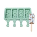 Miniatyrbild 1 av 10: 4 hulrum Isform isterningbakke GRØN STYLE 6 STYLE 6 green style 6-style 6