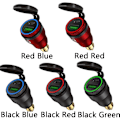 Miniatyrbild 2 av 10: USB Oplader Adapter QC 3.0 Quick Charger SORT BLÅ SORT BLÅ Black Blue