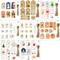 Miniatyrbild 2 av 10: 50 kpl Christmas Tag Ripustettavat Tagit 1 1