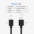Miniatyrbild 6 av 10: USB 3.0 til Micro B-kabeldataledning 2M 2m