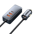Miniatyrbild 1 av 10: Strømadapter Hurtiglader 3 USB 1 TYPE-C 3 USB 1 TYPE-C 3 USB 1 Type-C