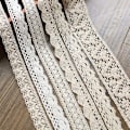 Miniatyrbild 7 av 10: Beige blonder DIY-materialer bomullsmateriale 11