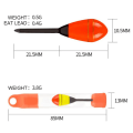 Miniatyrbild 2 av 10: Isfiske Lure Float Floats Bobbers 2,7M LINE 2,7M LINE 2.7m line