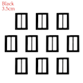 Miniatyrbild 1 av 10: 10 kpl Tri-glide Buckle Adjust Soljet Reppuhihnat MUSTA Black 3.5cm