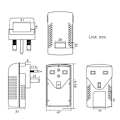 Miniatyrbild 2 av 10: POE Injektor Strømforsyning Adapter. 18V 1A 18V 1A