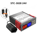 Miniatyrbild 1 av 10: Dobbelt digital termostat temperatur fugtighedsregulator 24V 24V 24V