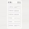 Miniatyrbild 2 av 10: USB C HUB Type-C splitter 6-I-1 TYPE B 6-in-1 Type B