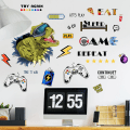 Miniatyrbild 6 av 10: Gamer Wall Stickers Eat Sleep Spil TYPE 3