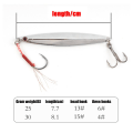 Miniatyrbild 2 av 9: 2kpl Metal Fishing Lure kaksoiskoukku Jig Bait Lead Casting 25g &30g