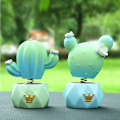 Miniatyrbild 7 av 10: Resin Cactus Ornaments Staty Ornament C C
