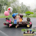 Miniatyrbild 1 av 10: Tillfällig parkeringsnummerskylt Par Actionfigurer Ornament C