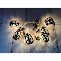 Miniatyrbild 5 av 10: 1,65 m 10LED LED String Light Ramadan Lantern STIL 3 STIL 3 Style 3