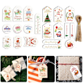 Miniatyrbild 8 av 10: 50 kpl Christmas Tag Ripustettavat Tagit 1 1