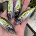 Miniatyrbild 7 av 9: 2kpl Metal Fishing Lure kaksoiskoukku 3D Prin Jig Bait E E E
