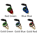 Miniatyrbild 2 av 10: USB Lader Adapter QC 3.0 Hurtiglader GULD BLÅ GULD BLÅ Gold Blue