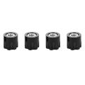 Miniatyrbild 5 av 10: 4 STK RC Bil Hjulafdækning Nav Center Caps SORT 4 STK 4 STK black 4PCS-4PCS