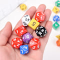 Miniatyrbild 5 av 10: 7st/ Set Tärningsset Set ORANGE orange