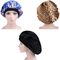 Miniatyrbild 10 av 10: 1PC Satin Bonnet Sleep Cap 06 06 06