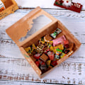 Miniatyrbild 9 av 10: 3/6/9/12 stk Kraft papir slik æsker Jul slik poser 9 stk 9pcs