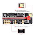 Miniatyrbild 5 av 10: Riser Card PCI-E PUNAINEN Red