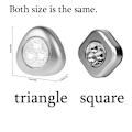 Miniatyrbild 2 av 8: LED Nattljus Touch Lampa Ljus TRIANGLE TRIANGLE triangle