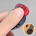 Miniatyrbild 6 av 10: 20st Guitar Pick-hållare Plast Stick-on Guitar Pick- case Random Color