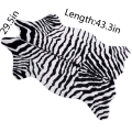 Miniatyrbild 4 av 10: Et ark tæppe Tæppe hjem ZEBRA MØNSTER ZEBRA MØNSTER zebra pattern