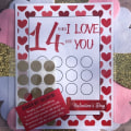 Miniatyrbild 1 av 8: Valentine Scratch Off Print Hilsen Kærlighed Skrabelod A A A