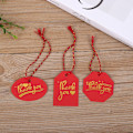 Miniatyrbild 3 av 10: 100 stk Takkemerker Kraft Gavekort RØD 07-HJERTEFORMET red 07-Heart-shaped-07-Heart-shaped