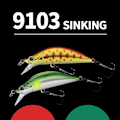 Miniatyrbild 8 av 10: 2st Sjunkande Minnow Baits Fiskkrokar D D D