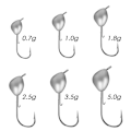 Miniatyrbild 2 av 10: 0,7/1,0/1,8/2,5/3,5/5g Blyhoved Krog Jigging Bait 5G 5G 5g