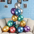 Miniatyrbild 8 av 10: 10/20 stk 10" Latex Ballong Oppblåsbare Leker Tykk Krom RØD red 10pcs