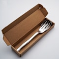 Miniatyrbild 5 av 10: Ruokailuvälinesetti Set KULLA LAATIKKOLLA LAATIKKOLLA gold with box-with box