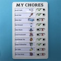 Miniatyrbild 1 av 10: Memo Plast Board Memo Checklista My Chores