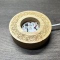 Miniatyrbild 1 av 10: LED-ljusdisplayhållare Crystal Ball Base WARM LIGHTB B Warm LightB