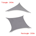 Miniatyrbild 3 av 10: Sun Shade Sail Polyesteri UV Block PUNAINEN NELIKULMIO red